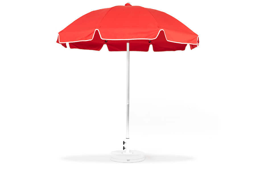 Frankford Catalina Fiberglass Patio Umbrella in red